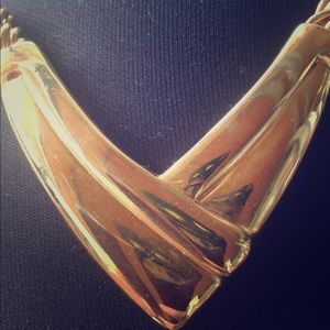 Vintage costume jewelry gold chain